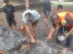 Perahu Terbakar Usai Melaut, Nelayan di Mamuju Tengah Merugi Puluhan Juta
