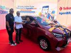 Pemenang Program 'Untung Jualan Pulsa Telkomsel' di AgenBRILink Periode 2023 Menerima Hadiah Mobil