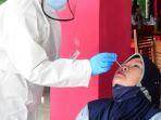 suasana-swab-tes-PCR-Paskibraka-Sulbar-di-hotel-Berkah-Jl-Soekarno-Hatta.jpg