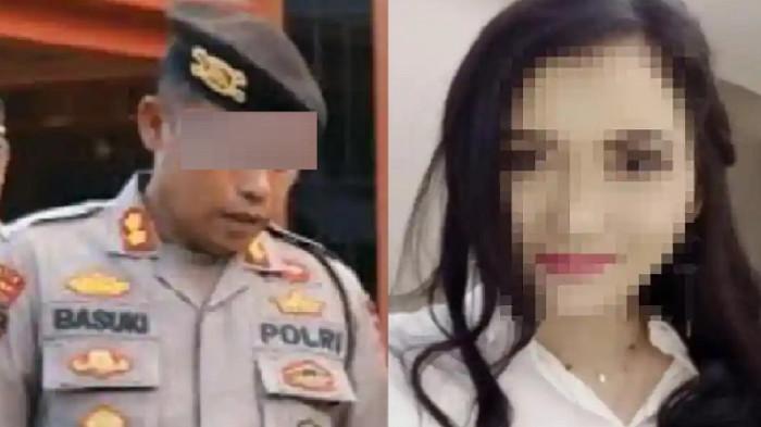 DOSEN MENINGGAL - Kolase foto sosok AKBP B (56)  dan dosen Untag Semarang, DLL. AKBP B menjadi saksi pertama yang berada di lokasi kejadian saat DLL tidak bernyawa dalam kondisi telanjang.