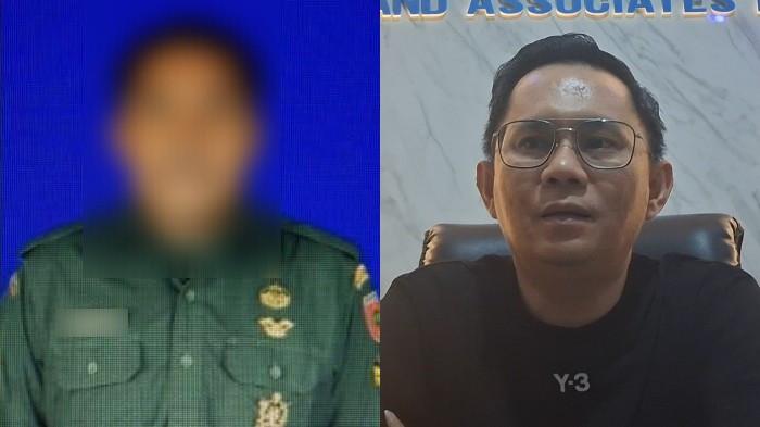 KUASA HUKUM KORBAN - Kuasa Hukum, Andre Darmawan, saat diwawancarai di Kota Kendari, Provinsi Sulawesi Tenggara (Sultra), Jumat (1/5/2026). Andre mengatakan pelarian Sertu MB memicu kekecewaan mendalam bagi keluarga korban. (Istimewa)