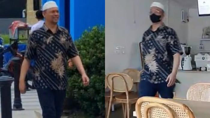 Supriadi napi kasus korupsi berkeliaran di coffee shop Kendari Sulawesi Tenggara
