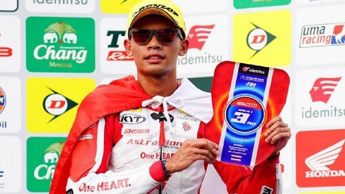 2 Pebalap Astra Honda Racing Team Raih Podium Perdana di ARRC Buriram Thailand