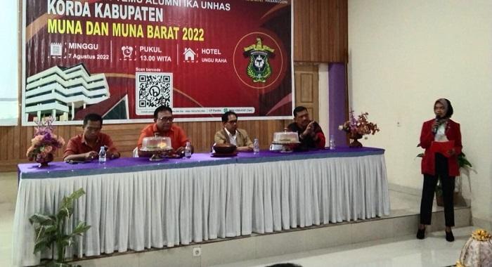 IKA Unhas Muna dan Muna Barat Gelar Musda, Dua Sosok Ketua Terpilih - Eddy Uga dan H Uking Djassa