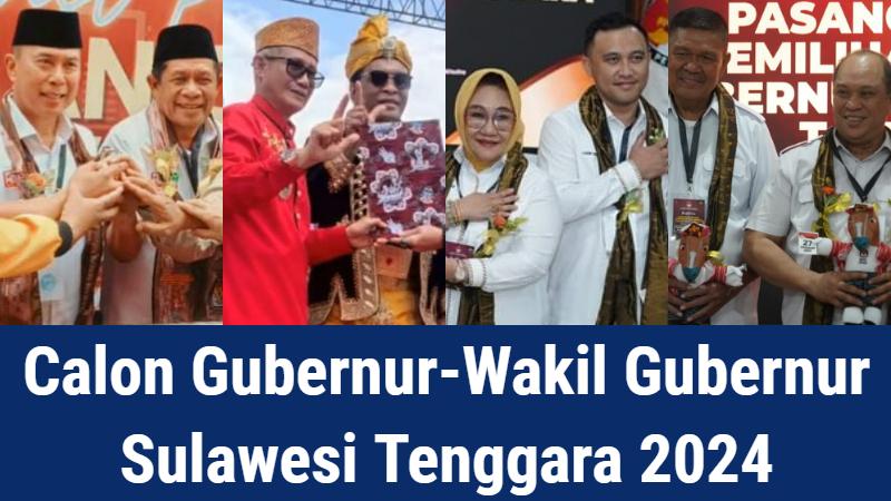 Harta Kekayaan 4 Calon Gubernur Sulawesi Tenggara dan Cawagub Sultra di Pilkada 2024, Profil, Sosok