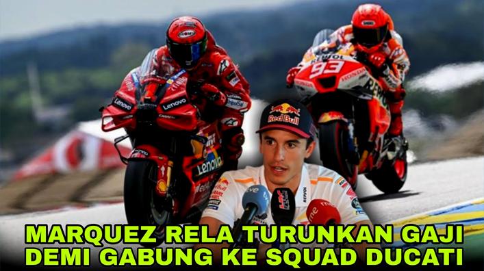 UPDATE Transfer MotoGP 2024: Konfirmasi Marc Marquez ke Gresini Ducati, Alex Rins ke Pabrikan Yamaha