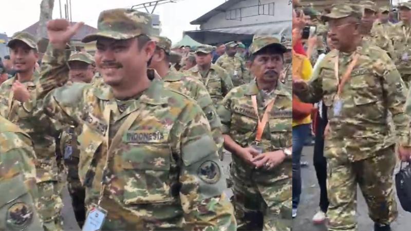 Bupati Kolaka Timur, Kolut, Konawe Kepulauan, Bombana Pakai Loreng di Akmil, Senyum Azis dan Rifki