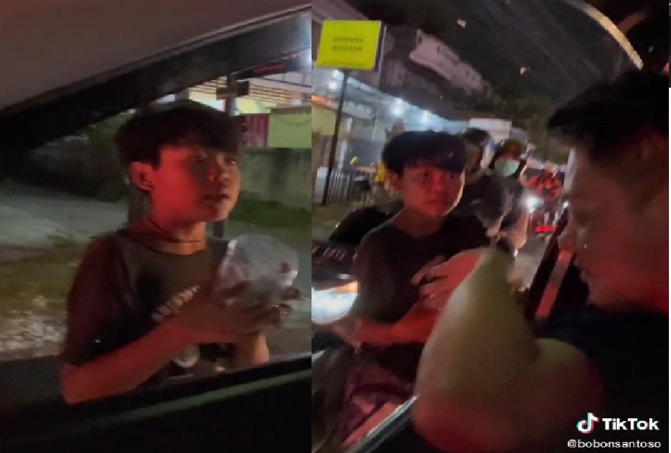 Video Viral Pengemis Dimintai Uang Pria Bermobil, Diberi Seribu Rupiah, Warganet: Adik Masih Polos