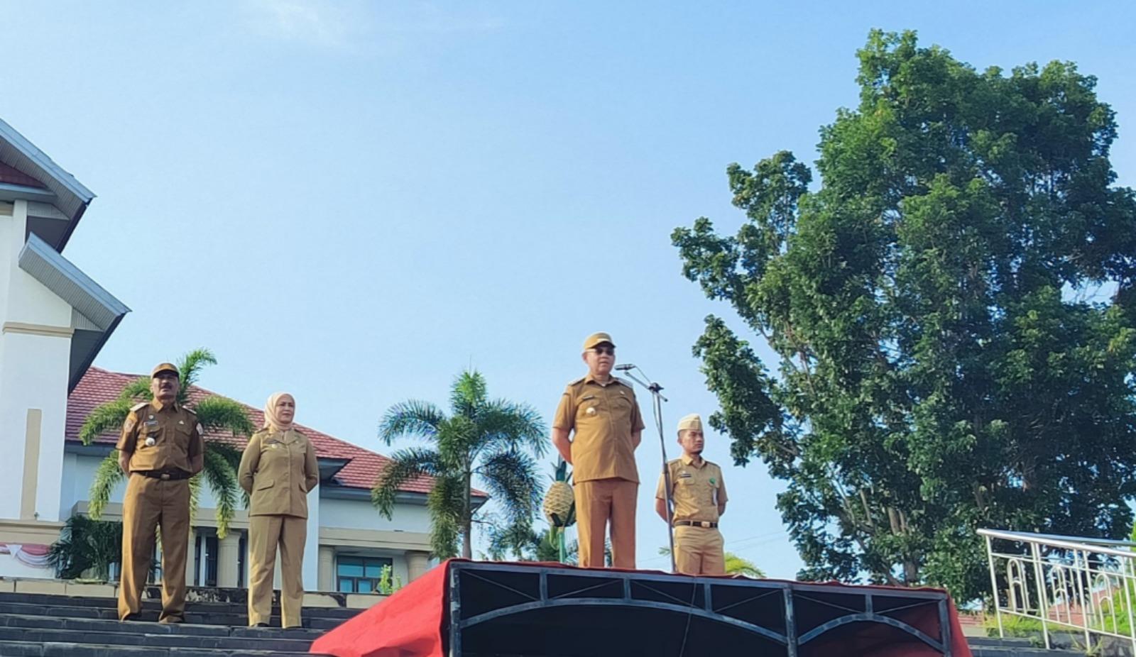 Wali Kota Baubau Yusran Ingatkan ASN Tingkatkan Kinerja saat Apel Perdana Usai Libur Lebaran 2025