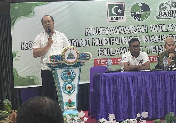 Bupati Konawe Utara Ruksamin Terpilih Sebagai Ketua KAHMI Sultra Periode 2022-2027