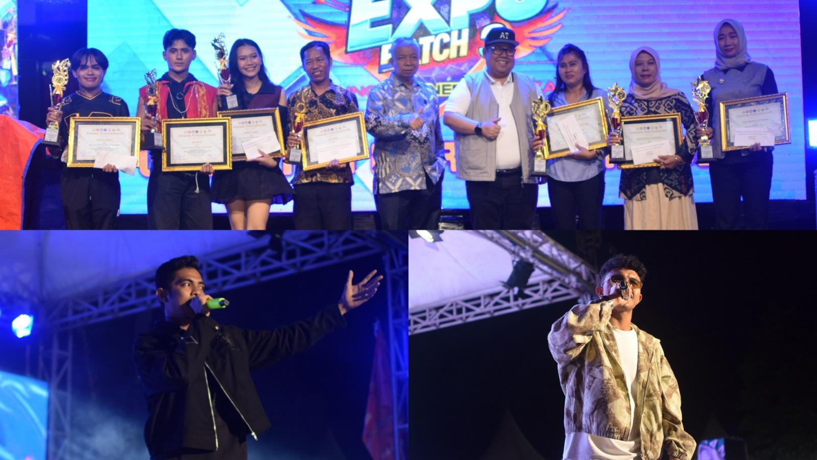 Fresly dan Faris Meriahkan Malam Puncak Expo Unsultra 2025, Rektor Apresiasi Dukungan Kadin Sultra