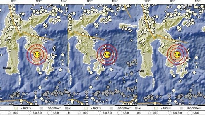 Gempa Bumi Getarkan Wilayah Kolaka Timur, Konkep dan Konawe Sulawesi Tenggara, Cek Magnitudo