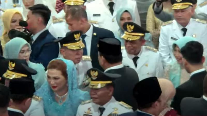 Andi Sumangerukka Beri Hormat ke Prabowo Subianto Dibalas Tepuk Pundak dan Berbisik Didampingi Hugua