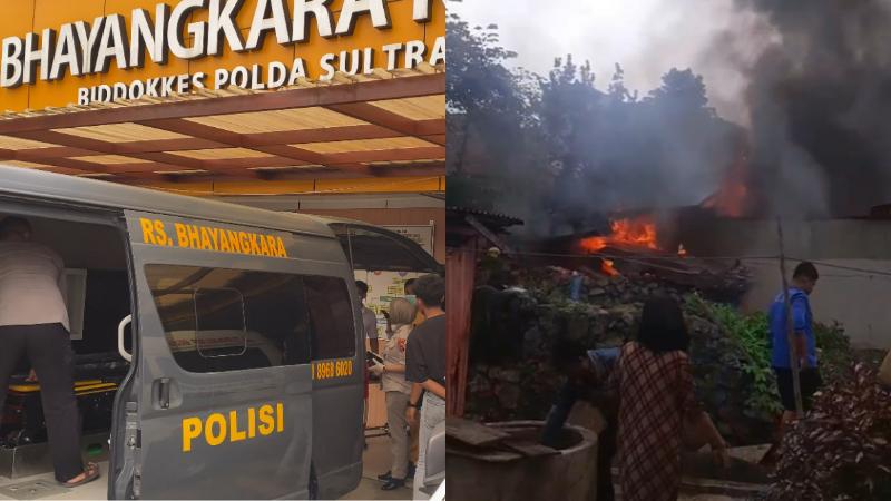 4 Balita Korban Kebakaran Tragis di Kendari, 2 Bayi Tewas Terpanggang, 2 Lainnya Dirawat Luka Bakar