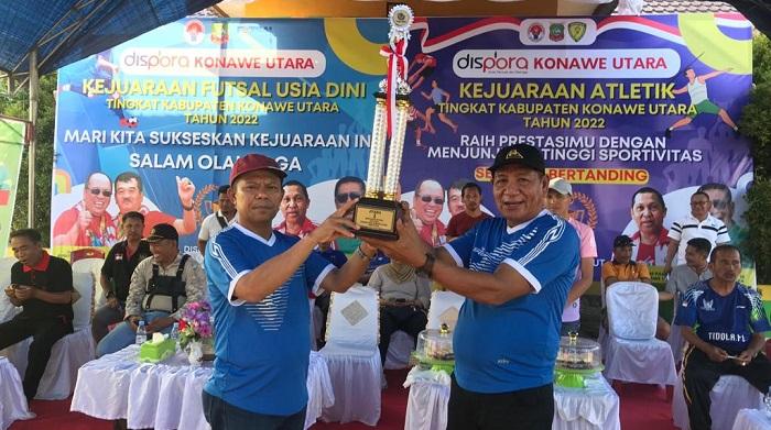 Kejuaraan Futsal Usia Dini dan Atletik Tingkat Konawe Utara Resmi Bergulir, Jaring Atlet Berprestasi
