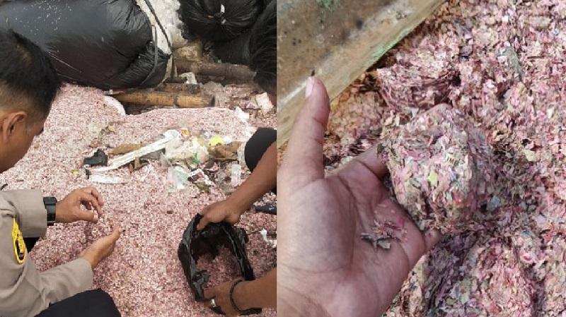 Kolase-foto-penampakan-cacahan-pecahan-uang-kertas-yang-tersebar-di-TPS.jpg