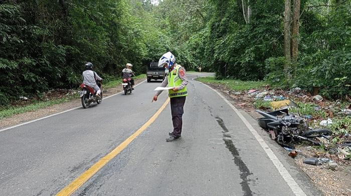 Kronologi Kecelakaan Pengendara Motor Tabrak Mobil di Tikungan Sampara Konawe Sulawesi Tenggara