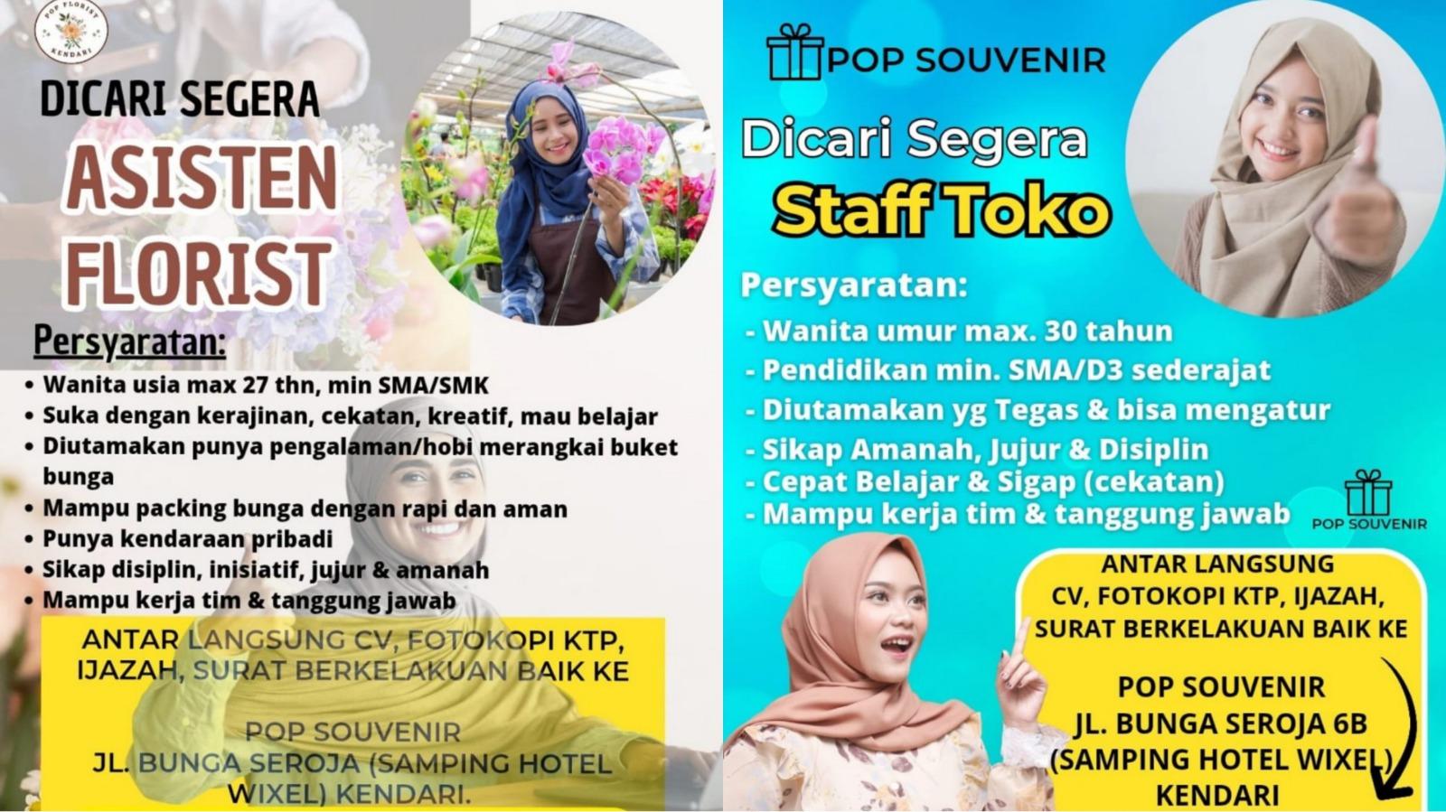 Lowongan-Kerja-Kendari-Pop-Souvenir-Buka-Loker-Posisi-Asisten-Florist-dan-Staff-Toko-Kualifikasi.jpg