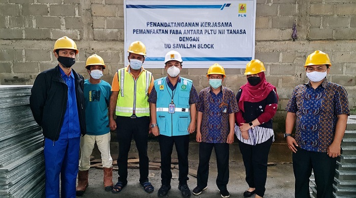 Omzet Produsen Batako dan Paving Block di Kendari Meningkat, Manfaatkan FABA PLTU Nii Tanasa
