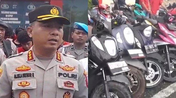 Polresta Kendari Sita Puluhan Motor Curian, Berikut Syarat Pemilik Motor Untuk Ambil Motornya