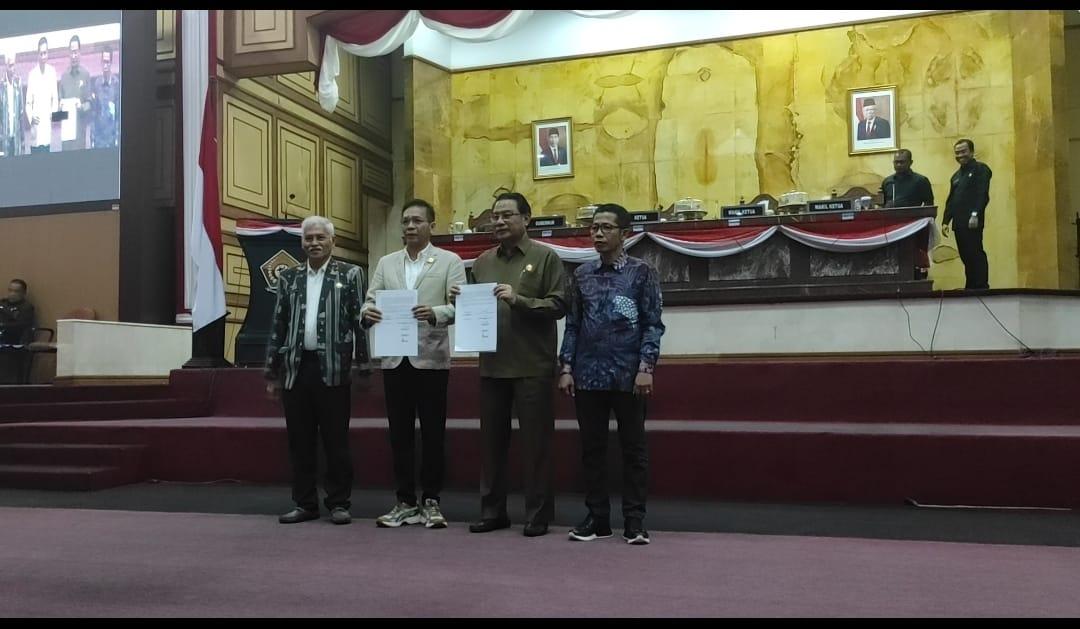 Ground Breaking Patung Oputa Yi Koo di Baubau, Gubernur Hadir Virtual Rapat Perubahan APBD Sultra