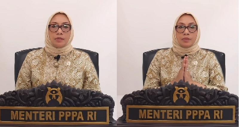 Tangkapan-layar-video-Menteri-PPPA-Arifah-Fauzi-saat-meminta-maaf.jpg