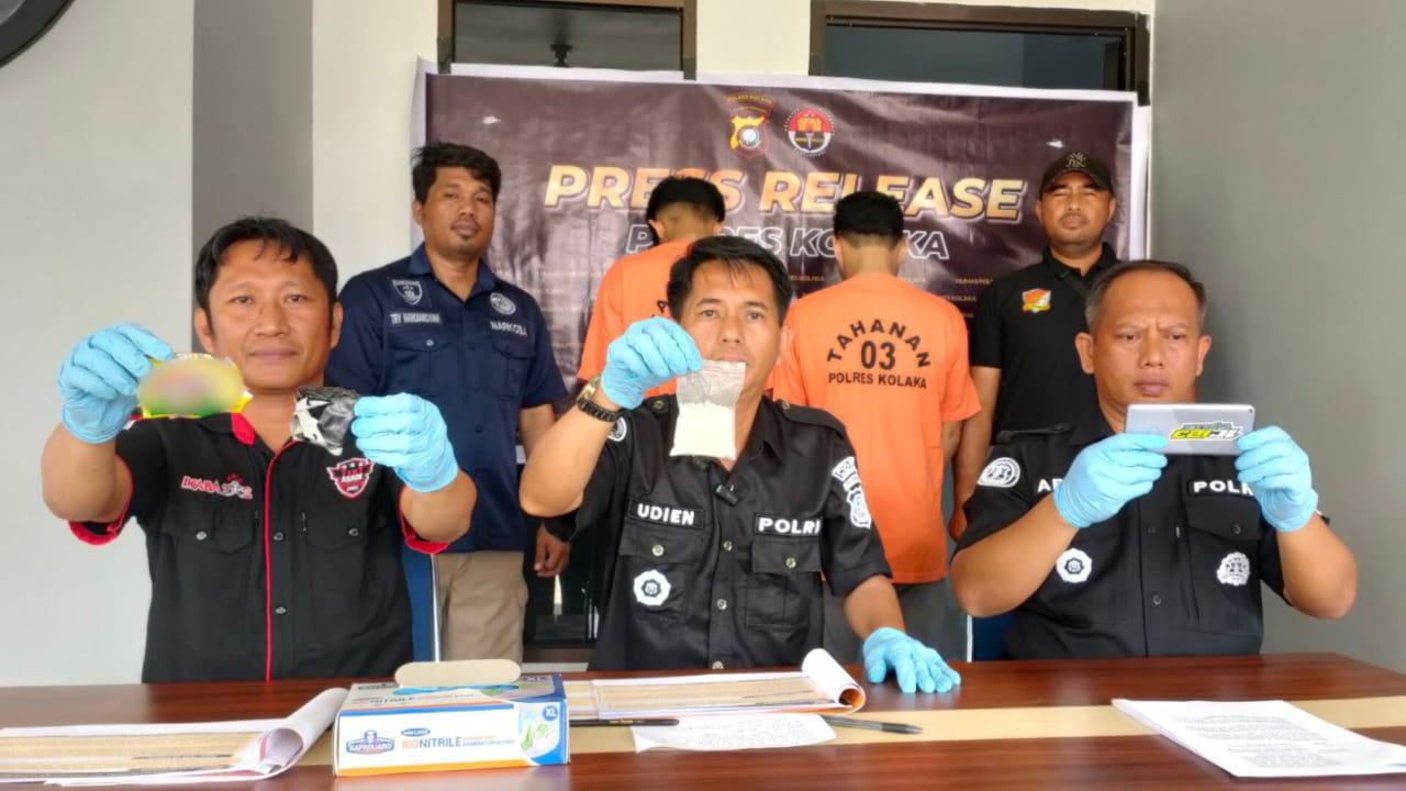 Tergiur Imbalan Sabu, 2 Pemuda Nekat Edarkan Narkoba 50,44 Gram di Kolaka Sulawesi Tenggara
