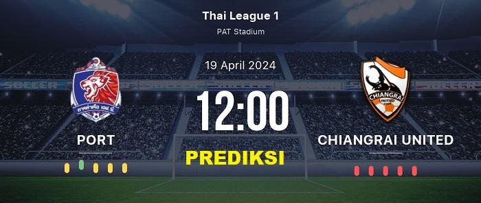 PREDIKSI Port FC vs Chiangrai United: H2H dan Skor, Jadwal Thailand League 2024, Asnawi Starter?