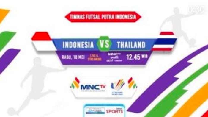 LINK Live Streaming Sea Games Futsal Indonesia Vs Thailand Hari Ini Pukul 13.00 WIB, Susunan Pemain