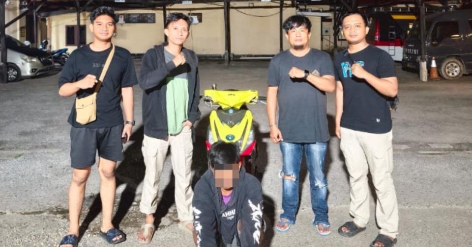 Curi Motor Adik Kandung di Konawe, Pelaku Ditangkap di Konawe Selatan