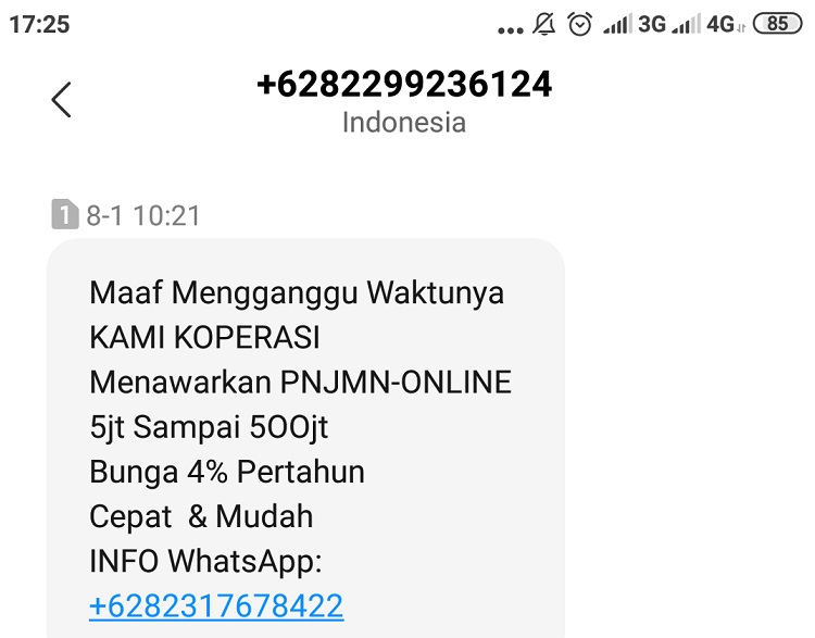 SMS Spam dari Nomor Tak Kenal sering Masuk ke Nomor Anda ? Berikut Tips Cara Blokirnya