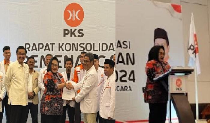 PKS Beri Rekomendasi Dukungan Tina Nur Alam sebagai Calon Gubernur Sulawesi Tenggara di Pilkada 2024