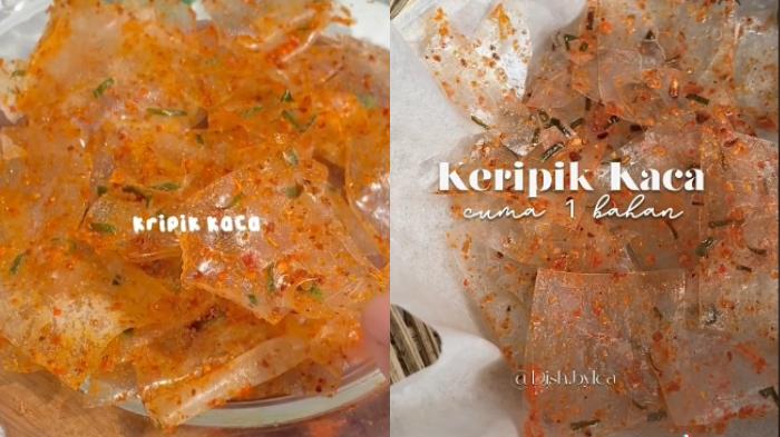 Resep Viral TikTok Keripik Kaca 1 Bahan, Camilan Renyah tanpa Dijemur dan Anti Ribet