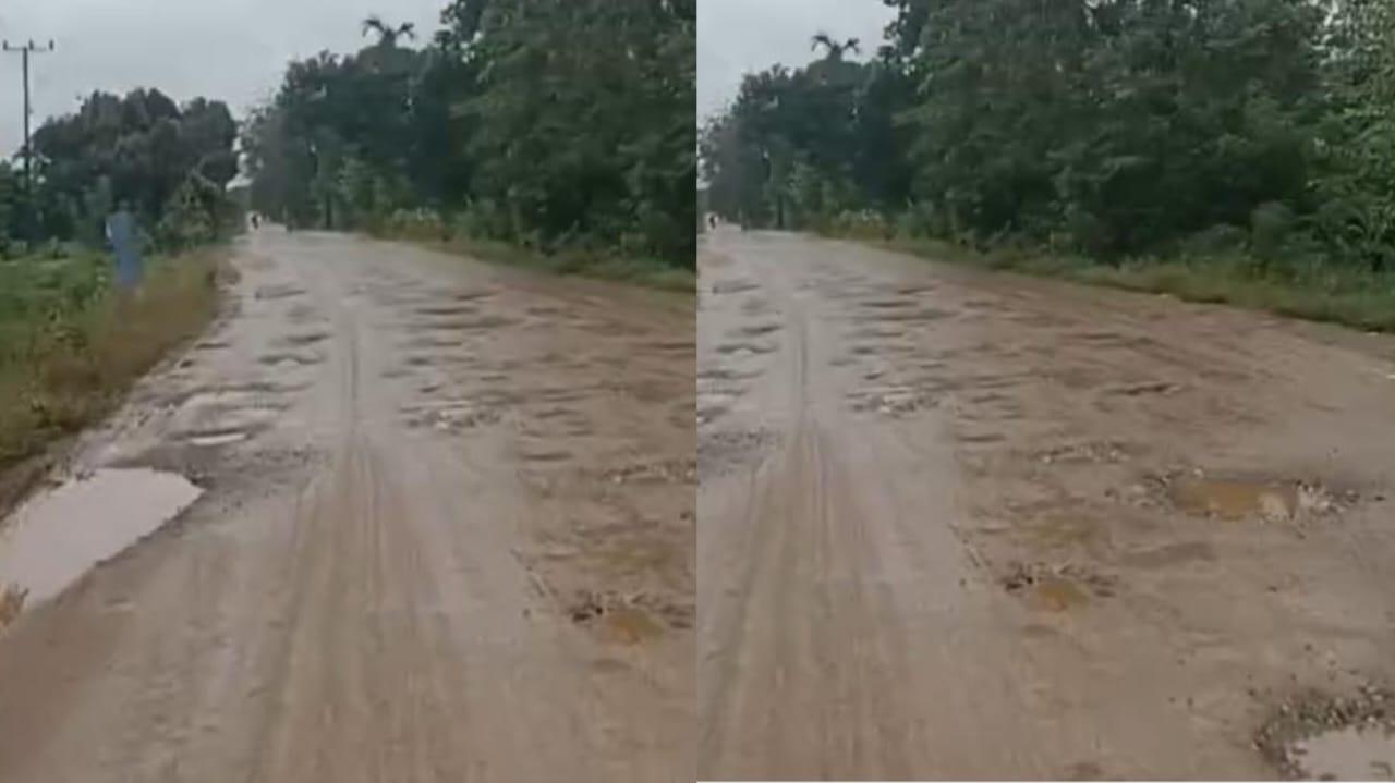 Viral Video Pemotor Keluhkan Jalan Rusak di Puriala Konawe, Minta Bantuan Gubernur Sulawesi Tenggara