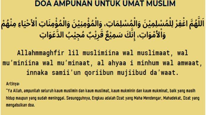 Arti Allahummaghfir Lil Muslimina Wal Muslimat Wal Muminina Wal Mukminaat, Teks Arab, Latin