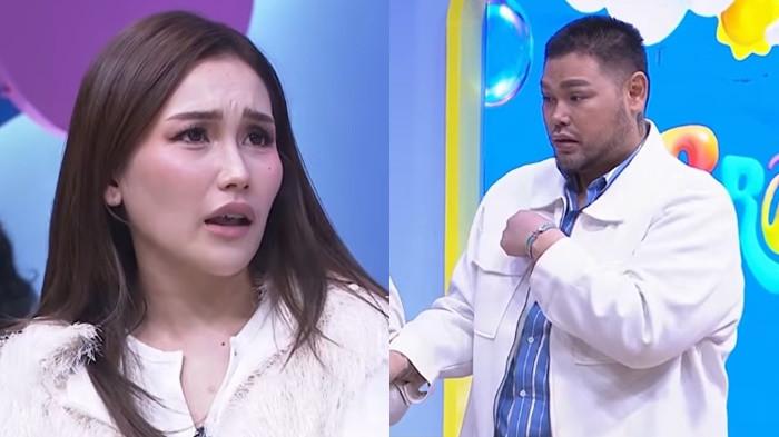 HUBUNGAN ASMARA AYU- Ayu Ting Ting tampak tersipu malu saat ditanya Ivan Gunawan mengenai momen kebersamaannya dengan seorang pria diduga Kevin Gusnadi saat nonton bersama