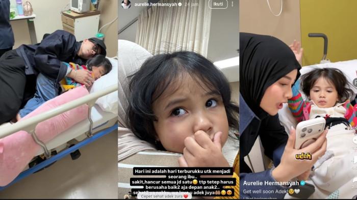 JATUH DARI TANGGA Putri kedua Aurel Hermansyah dan Atta Halilintar, Azura Humaira Nur Atta, dikabarkan mengalami kecelakaan kecil di rumah hingga harus dilarikan ke Unit Gawat Darurat (UGD) sebuah rumah sakit.