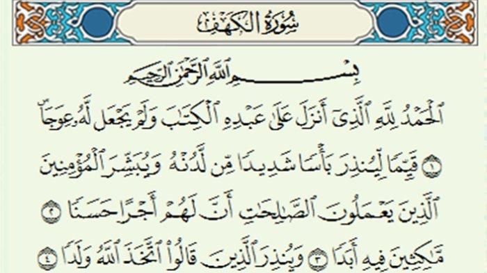 Bacaan Surat Al Kahfi Ayat 1 - 110 Lengkap Arab, Latin dan Terjemahan