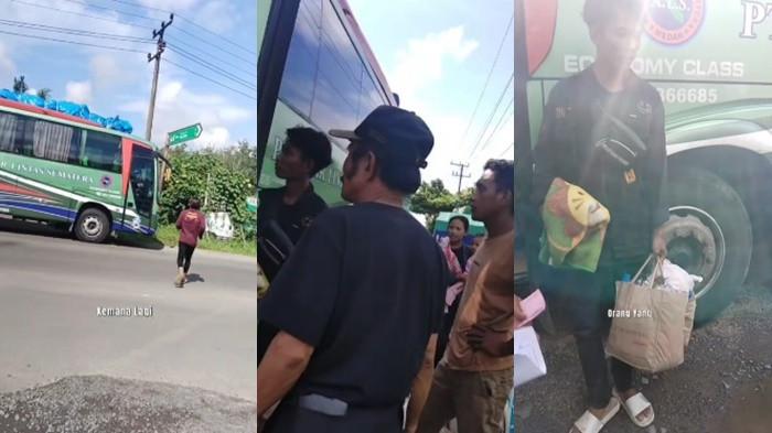 BUS ALS KECELAKAAN- Sebuah rekaman amatir dari keluarga korban mengungkap penampakan terakhir bus Antar Lintas Sumatra (ALS) sebelum terlibat kecelakaan mengerikan dengan truk tangki BBM di Jalinsum Muratara, Rabu (6/5/2026) siang.  Berdasarkan komunikasi terakhir penumpang Bus ALS, Anwarudin ungkap bahwa anaknya sempat mengabarkan perjalanan sudah terasa tidak nyaman sejak awal