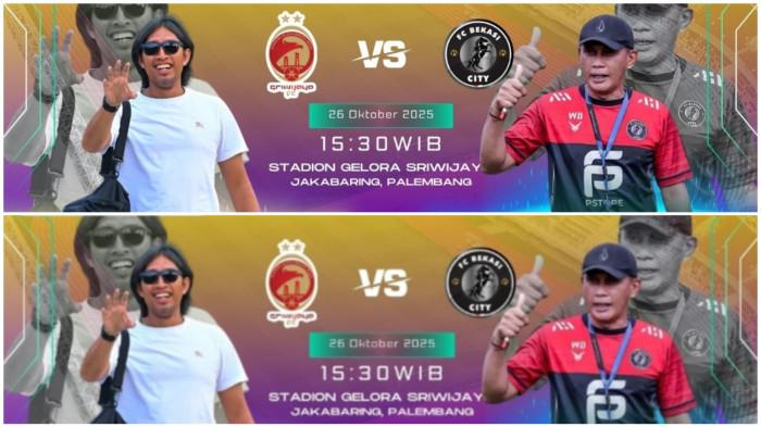 Cara Beli Tiket Pertandingan Sriwijaya FC vs FC Bekasi City via Tribun Booking, Diskon 21 Persen