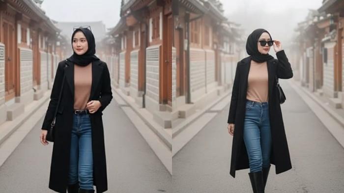 Contoh Prompt Gemini AI Foto di Bukchon Hanok Village Korea Selatan, Begini Cara Menggunakannya