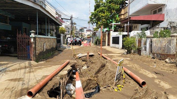Warga Dempo, Palembang Mulai Keluhkan Proyek Limbah Rumah Tangga, Pekerjaan Tak Kunjung Selesai
