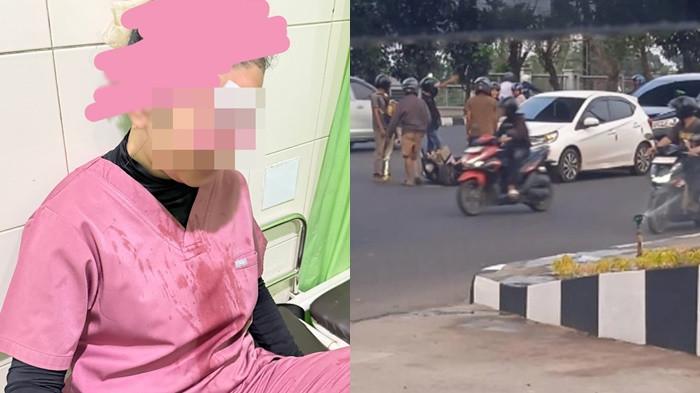DOKTER MUDA DIANAIYA- Seorang dokter gigi muda menjadi korban kekerasan oleh orang tidak dikenal (OTK) hingga mengalami luka robek serius di bagian kepala pada Rabu, 3 Juni 2026, sekitar pukul 17.44 WIB, di kawasan lalu lintas dekat Superindo Km 9, Palembang.