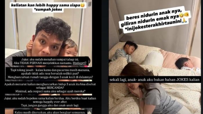 Daehoon melontarkan peringatan keras kepadamantan istrinya, Julia Prastini (Jule), dan kekasi