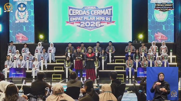 FINAL LCC 4 PILAR MPR RI DI KALBAR - Tangkapan layar youtube MPRGOID, Selasa (12/5/2026), Deretan Fakta LCC 4 Pilar MPR RI di Kalbar: Berawal dari Artikulasi Hingga Juri & MC Dinonaktifkan