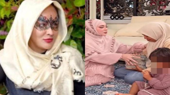 KUAK TABIAT ; Doktif saat dipodcast Denny Sumargo (Kiri). pengusaha Shella Saukia beri gepokan uang untuk Melda Safitri (kanan), Doktif kuak fakta soal uang gepokan tersebut