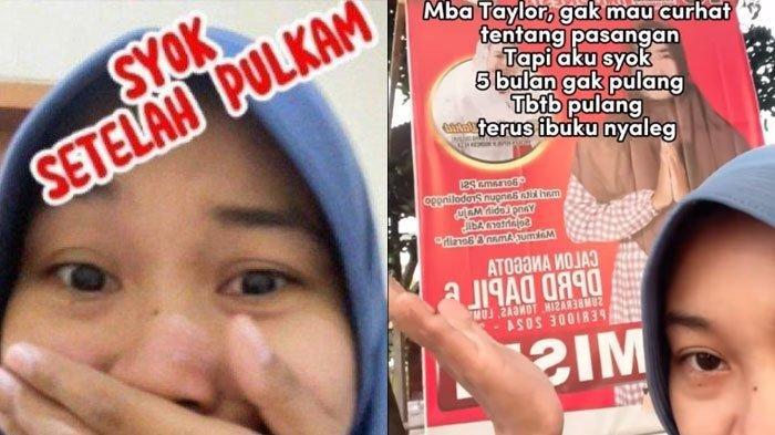 VIRAL 5 Bulan Tak Pulang, Anak di Probolinggo Syok Ibunya Diam-diam Nyaleg, Baru Tahu dari Banner