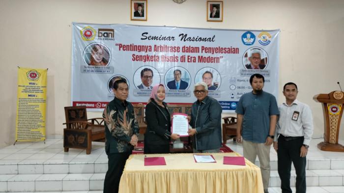 Fakultas Hukum Universitas Palembang dan BANI Palembang Menggelar Seminar Nasional