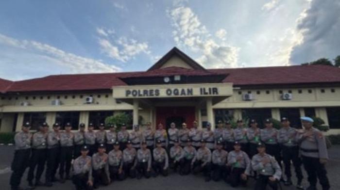 Kapolres Ogan Ilir Pimpin Upacara Penutupan Latja dan Pergeseran Siswa Diktukba Polri TA 2025