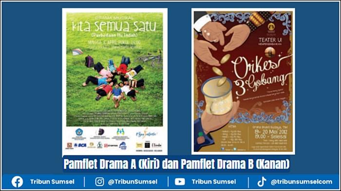PAMFLET DRAMA - Gambar pamflet drama soal Bahasa Indonesia Kelas 11 Halaman 200 Bab 5. Buku Bahasa Indonesia Cerdas Cergas Berbahasa dan Bersastra Indonesia untuk SMA/MA/SMK/MAK Kelas XI (Edisi Revisi) ditulis K. Waskitaningtyas, Heny Marwati dan diterbitkan Penerbit Pusat Kurikulum dan Perbukuan KemendikbudRistek 2024. 